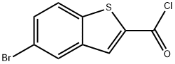 5-BROMO-1-BENZOTHIOPHENE-2-CARBONYL CHLORIDE Struktur