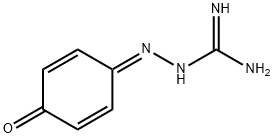 3-(4-oxocyclohexa-2,5-dien-1-ylidene)carbazamidine Struktur