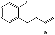 2-Bromo-4-(2-chlorophenyl)but-1-ene Struktur