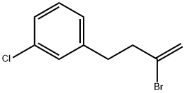 2-Bromo-4-(3-chlorophenyl)but-1-ene Struktur