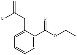 3-(2-CARBOETHOXYPHENYL)-2-CHLORO-1-PROPENE Struktur