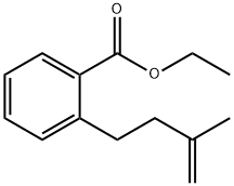 4-(2-CARBOETHOXYPHENYL)-2-METHYL-1-BUTENE Struktur