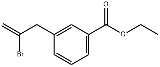 2-BROMO-3-(3-CARBOETHOXYPHENYL)-1-PROPENE Struktur