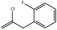 2-CHLORO-3-(2-FLUOROPHENYL)-1-PROPENE Struktur