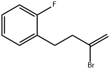 2-BROMO-4-(2-FLUOROPHENYL)-1-BUTENE Struktur