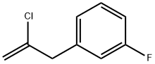 2-CHLORO-3-(3-FLUOROPHENYL)-1-PROPENE Struktur