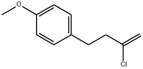 2-CHLORO-4-(4-METHOXYPHENYL)-1-BUTENE Struktur