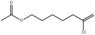 7-ACETOXY-2-CHLORO-1-HEPTENE Struktur