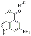 Methyl 6-aMinoindole-4-carboxylate hydrochloride, 97% Struktur