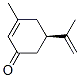 2-Cyclohexen-1-one, 3-methyl-5-(1-methylethenyl)-, (5R)- (9CI) Struktur