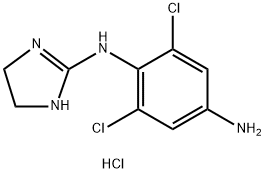 Apraclonidine hydrochloride Struktur