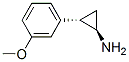 Cyclopropanamine, 2-(3-methoxyphenyl)-, (1R,2S)- (9CI) Struktur