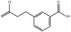 3-(3-CHLORO-3-BUTENYL)BENZOIC ACID Struktur