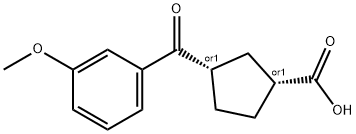 CIS-3-(3-METHOXYBENZOYL)CYCLOPENTANE-1-CARBOXYLIC ACID price.