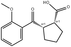 CIS-2-(2-METHOXYBENZOYL)CYCLOPENTANE-1-CARBOXYLIC ACID Struktur