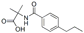 Alanine,  2-methyl-N-(4-propylbenzoyl)- Struktur