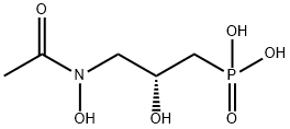 [(R)-3-(Acetylhydroxyamino)-2-hydroxypropyl]phosphonic acid Struktur