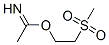 2-(methylsulfonyl)ethyl acetimidate Struktur