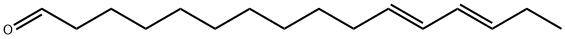 11,13-Hexadecadienal, (E,E)- Struktur