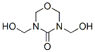 tetrahydro-3,5-bis(hydroxymethyl)-4H-1,3,5-oxadiazin-4-one Struktur