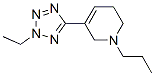 Pyridine, 3-(2-ethyl-2H-tetrazol-5-yl)-1,2,5,6-tetrahydro-1-propyl- (9CI) Struktur