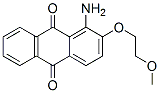 1-Amino-2-(2-methoxyethoxy)-9,10-anthracenedione Struktur