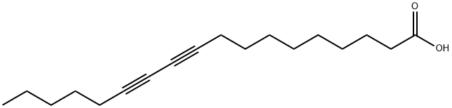 10,12-OCTADECADIYNOIC ACID Struktur