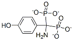 alpha-amino-(4-hydroxybenzylidene)diphosphonate Struktur