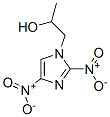 1H-Imidazole-1-ethanol, .alpha.-methyl-2,4-dinitro- Struktur