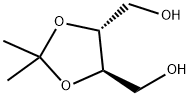 (-)-2,3-O-Isopropylidene-D-threitol Struktur