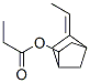 5-ethylidenebicyclo[2.2.1]hept-2-yl propionate Struktur