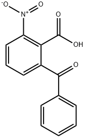 2-Benzoyl-6-nitrobenzoic acid Struktur