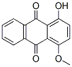 1-Hydroxy-4-methoxyanthraquinone Struktur