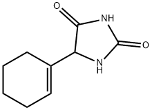 2,4-Imidazolidinedione,  5-(1-cyclohexen-1-yl)- Struktur