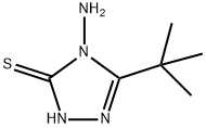 4-AMINO-5-TERT-BUTYL-4H-1,2,4-TRIAZOLE-3-THIOL Struktur