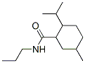 2-(isopropyl)-5-methyl-N-propylcyclohexanecarboxamide Struktur