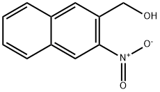 3-Nitronaphthalene-2-methanol Struktur