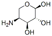 alpha-L-Arabinopyranose, 4-amino-4-deoxy- (9CI) Struktur