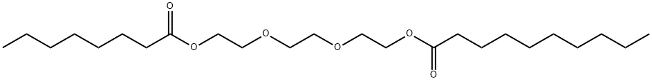 TRIETHYLENE GLYCOL CAPRATE-CAPRYLATE Struktur