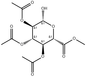 2,3,4-TRI-O-ACETYL-BETA-D-GLUCURONIC ACID METHYL ESTER Struktur