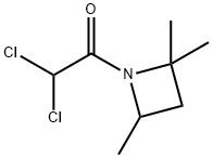 Azetidine, 1-(dichloroacetyl)-2,2,4-trimethyl- (9CI) Struktur