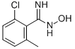 2-CHLORO-N-HYDROXY-6-METHYL-BENZAMIDINE Struktur