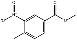 4-Methyl-3-nitrobenzoic acid methyl ester Struktur