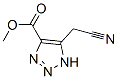 1H-1,2,3-Triazole-4-carboxylicacid,5-(cyanomethyl)-,methylester(9CI) Struktur