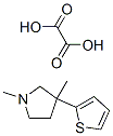 1,3-dimethyl-3-thiophen-2-yl-pyrrolidine, oxalic acid Struktur