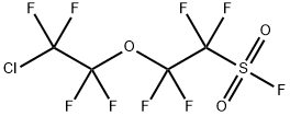 2-(2-CHLORO-1,1,2,2-TETRAFLUOROETHOXY)-1,1,2,2-TETRAFLUORO-ETHANESULFONYL FLUORIDE Struktur