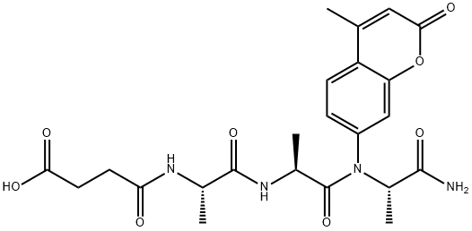 SUC-ALA-ALA-ALA-AMC Struktur