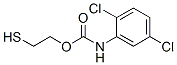 2,5-Dichlorocarbanilic acid 2-mercaptoethyl ester Struktur