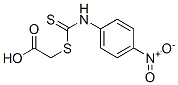 N-(4-Nitrophenyl)dithiocarbamic acid carboxymethyl ester Struktur