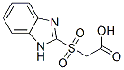 (1H-Benzimidazol-2-yl)sulfonylacetic acid Struktur